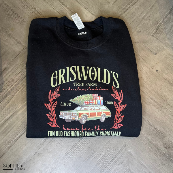 Griswold's Tree Farm Crewneck - Black (I.S.)