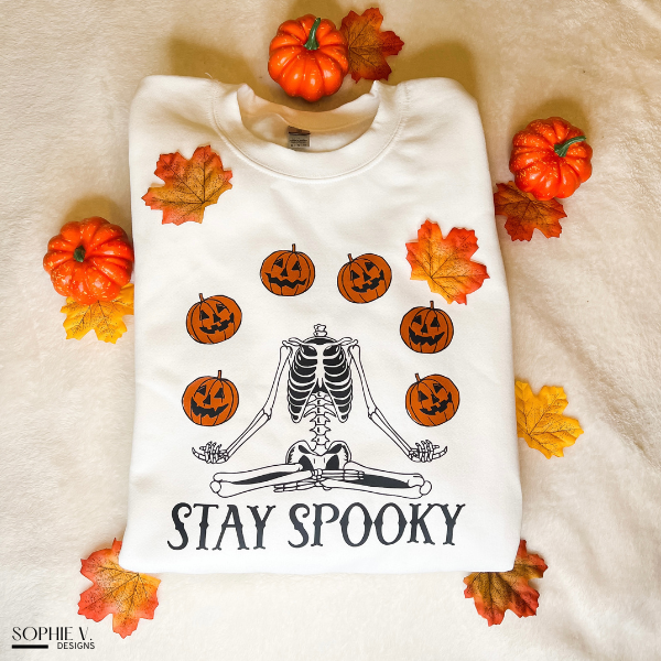 Stay Spooky Crewneck - White (I.S.)