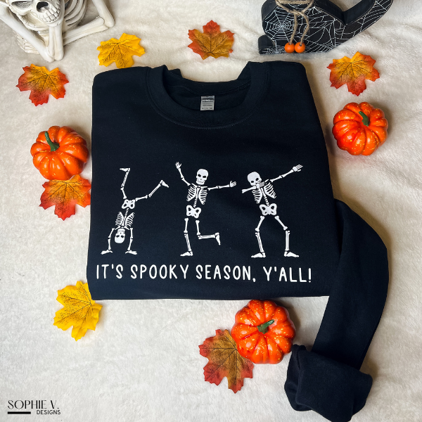 Spooky Season Crewneck - Black