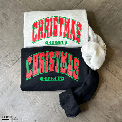 Christmas Season Crewneck - Black