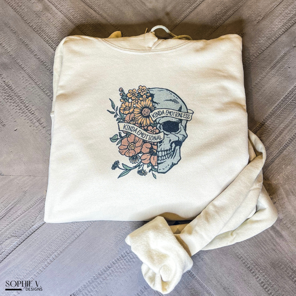 Kinda Emotional, Kinda Emotionless Hoodie - Sand