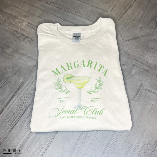 Margarita Social Club Tee - Sand