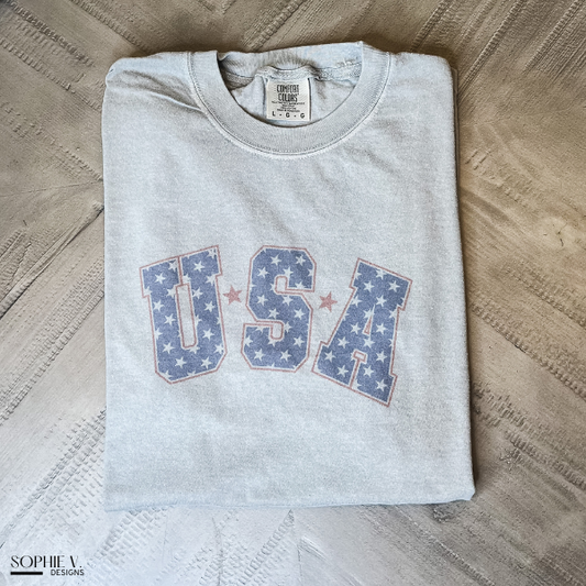 USA Tee - Grey