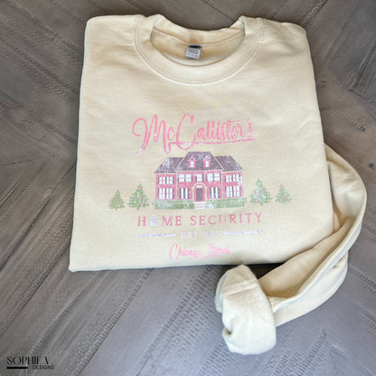 McCallister's Home Security Crewneck - Sand