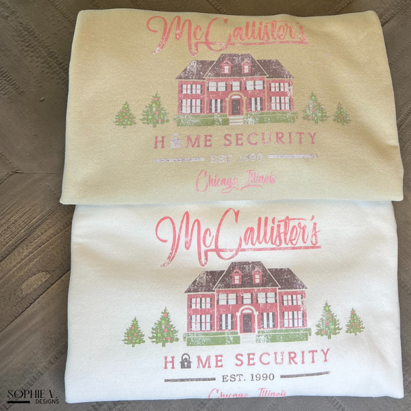 McCallister's Home Security Crewneck - Sand