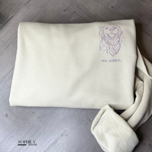 Stay Golden Crewneck - Sand