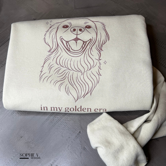 In my Golden Era Crewneck - Sand