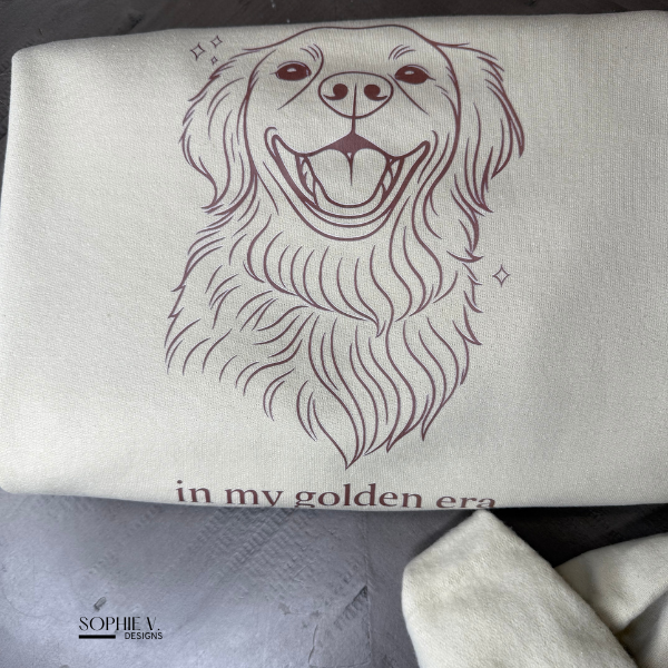 In my Golden Era Crewneck - Sand