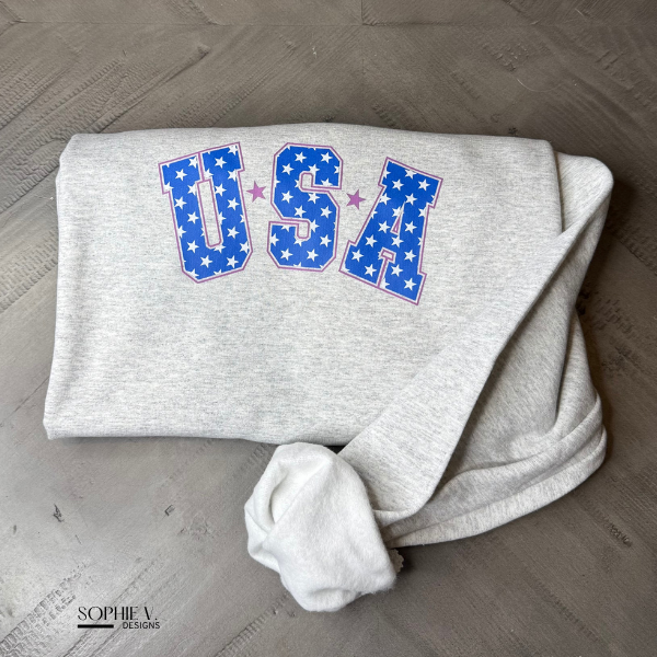 USA Crewneck - Ash