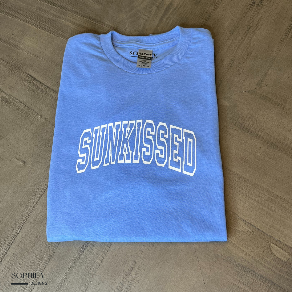 Sunkissed Tee - Carolina Blue