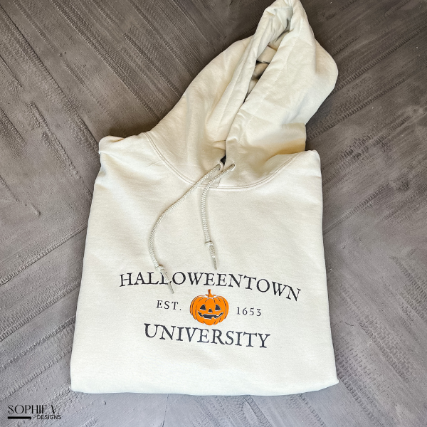 Halloweentown University Hoodie - Sand