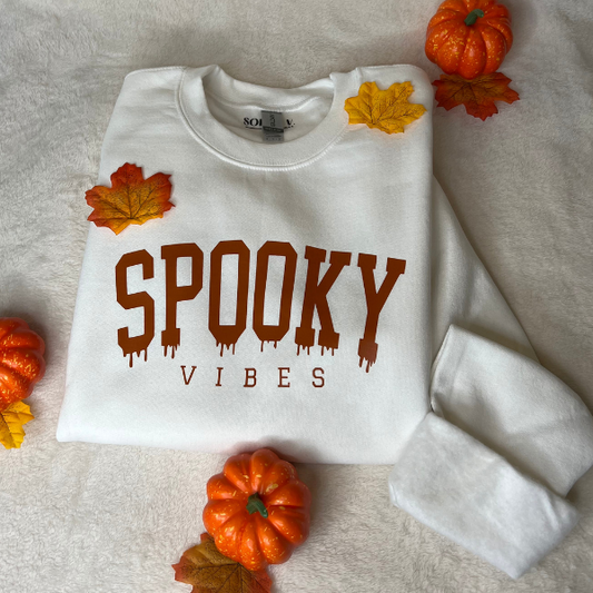 Spooky Vibes Crewneck - Sophie V. Designs