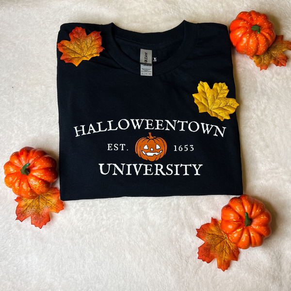 Halloweentown University Tee - Black - Sophie V. Designs