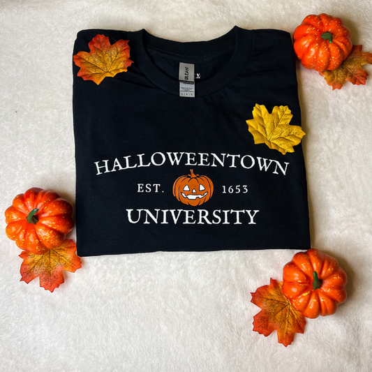 Halloweentown University Tee - Black - Sophie V. Designs