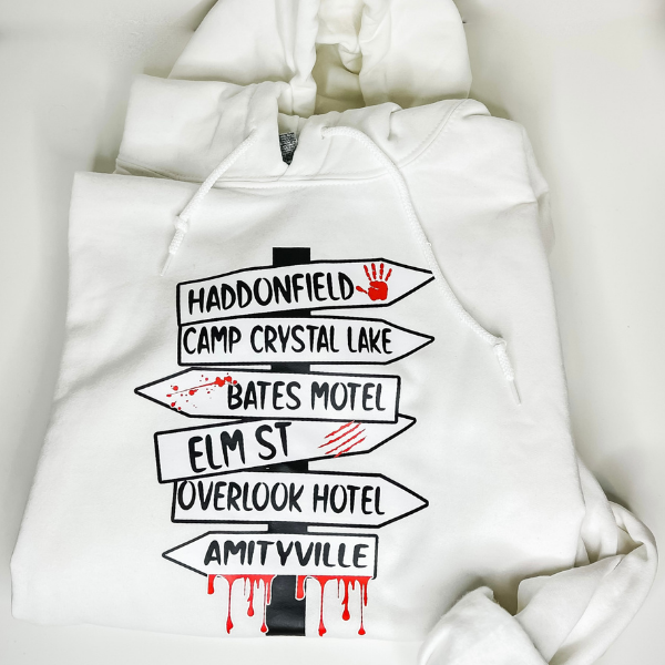 Scary Street Signs Hoodie - Sophie V. Designs