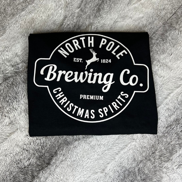 North Pole Brewing Co. Tee - Black - Sophie V. Designs